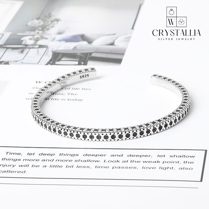 "צמיד טניס Crystallia - יוקרה וסגנון בכסף 925, מתנה מהודרת ועמידה במים!" - Crystallia