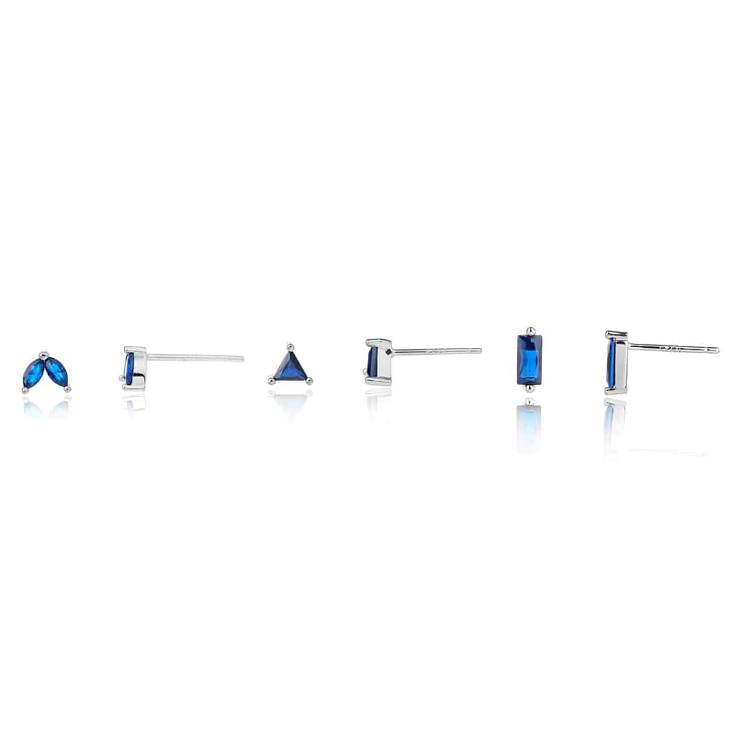 סט עגילים שלישיה ZSI025