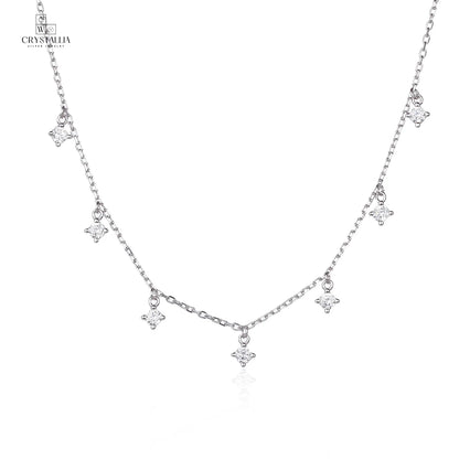 שרשרת קולר LO0088-1 בעיצוב יוקרתי מכסף 925 מצופה רוז גולד