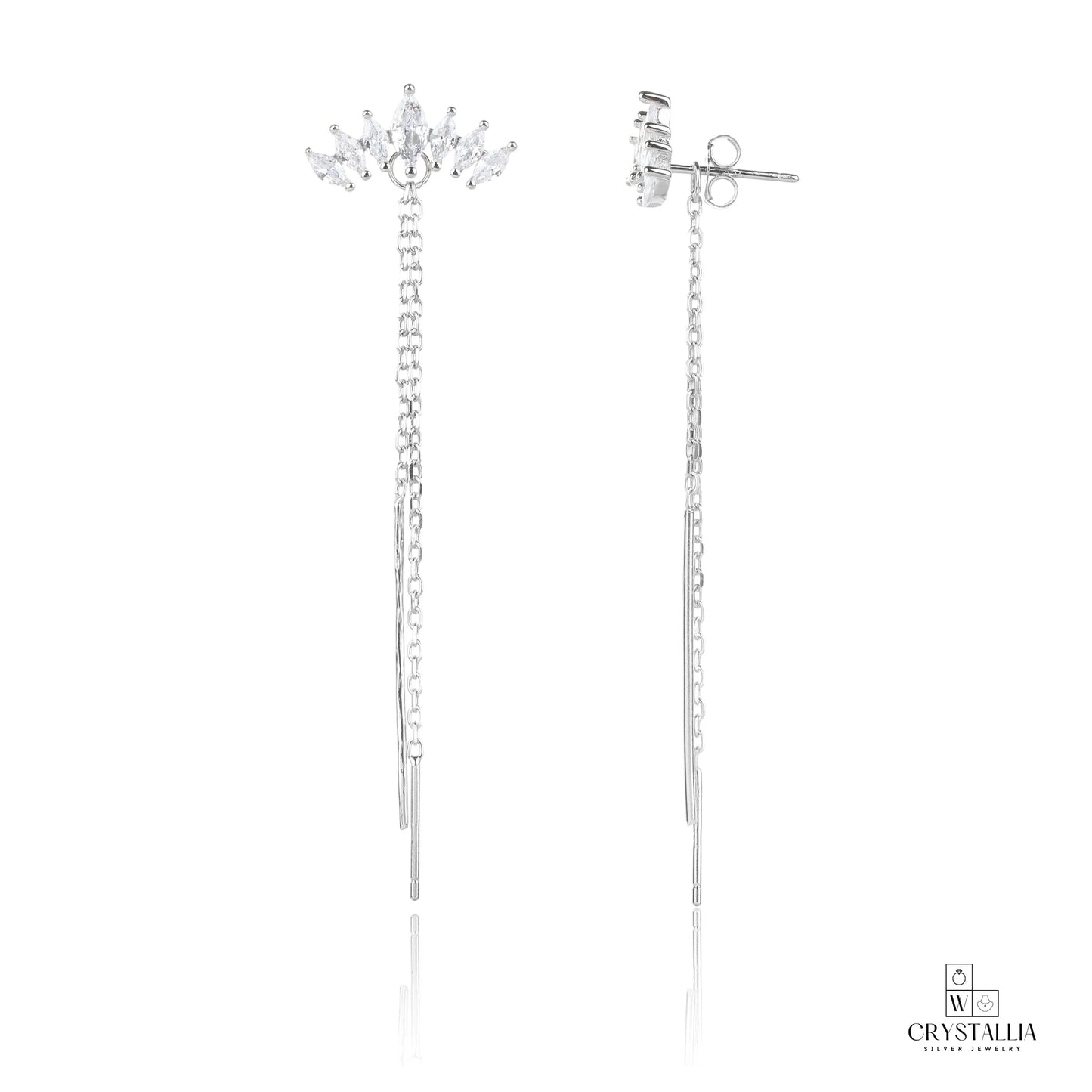 עגיל  - עיצוב יוקרתי ואישי מבית קריסטליה