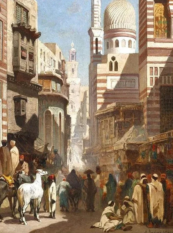 Jean Gerome Classic Artwork Arabic Carpet Merchant Arabs Living Landscape Poster Canvas Painting Wall Art Pictures Home Decor