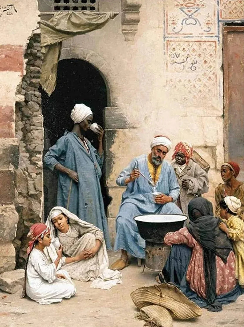 Jean Gerome Classic Artwork Arabic Carpet Merchant Arabs Living Landscape Poster Canvas Painting Wall Art Pictures Home Decor