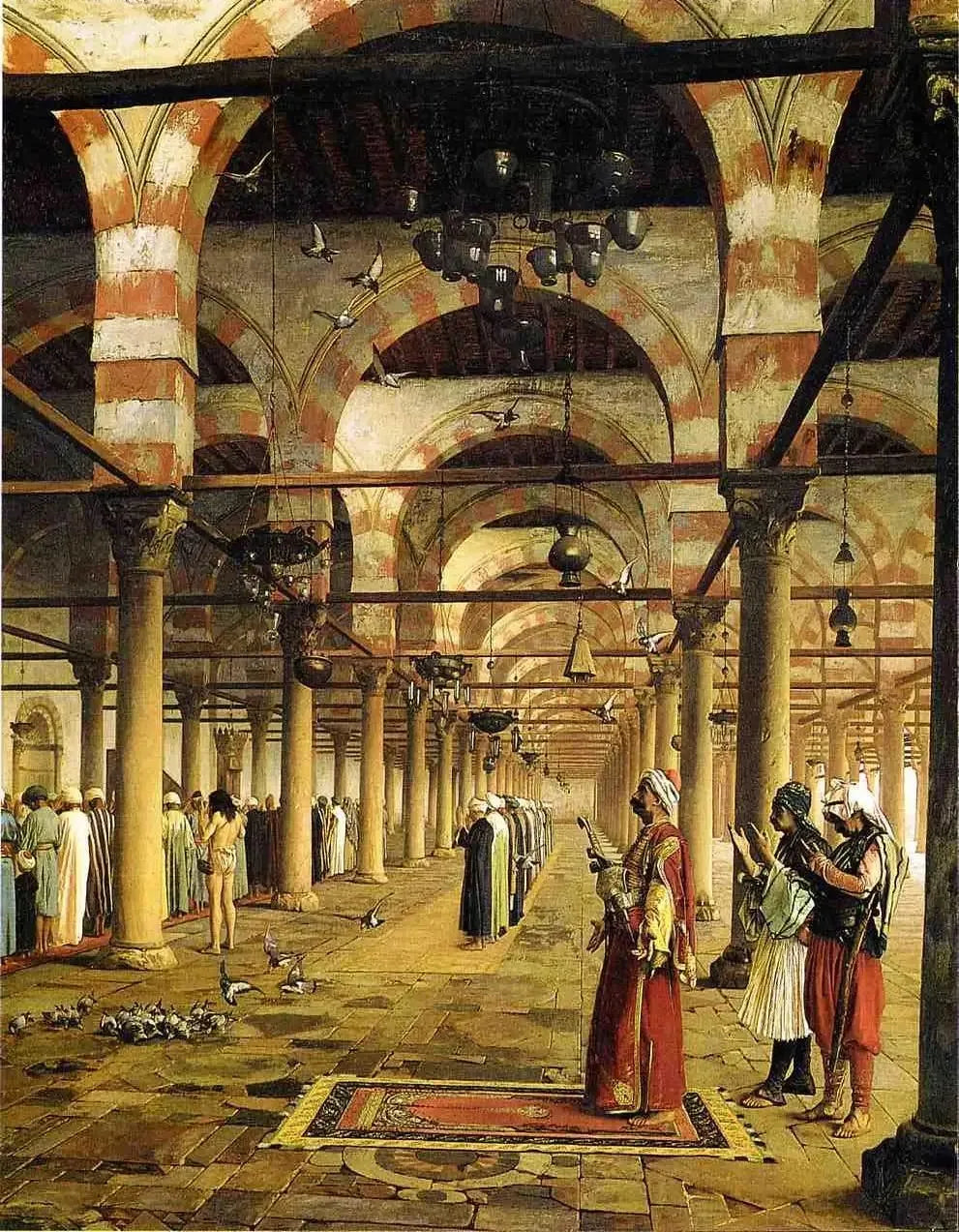Jean Gerome Classic Artwork Arabic Carpet Merchant Arabs Living Landscape Poster Canvas Painting Wall Art Pictures Home Decor