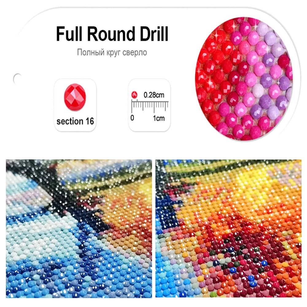 DIY Diamond Art Painting Kit Gerome Artwork Arab Carpet Merchant Classical Arabs Living Landscape Embroidery Mosaic Cross Stitch