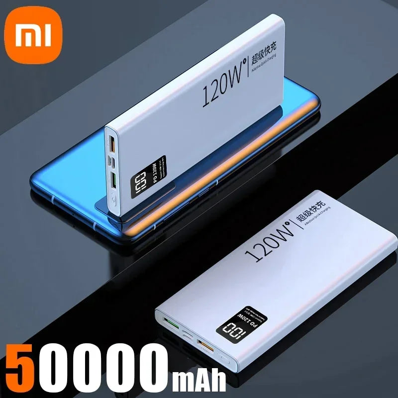 Xiaomi Mijia 120W Fast Charging Power Bank – 50000mAh High Capacity, Halloween Gift for iPhone/Samsung/Huawei (Universal)