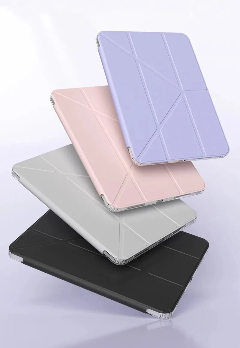 For iPad Air 5 Air 6 A16 11th iPad Pro 11 12.9 13 M5 10th Gen 10.9 10.2 9th 8th 6th 5th 9.7" Mini 7 6 Smart Case with Pen Holder