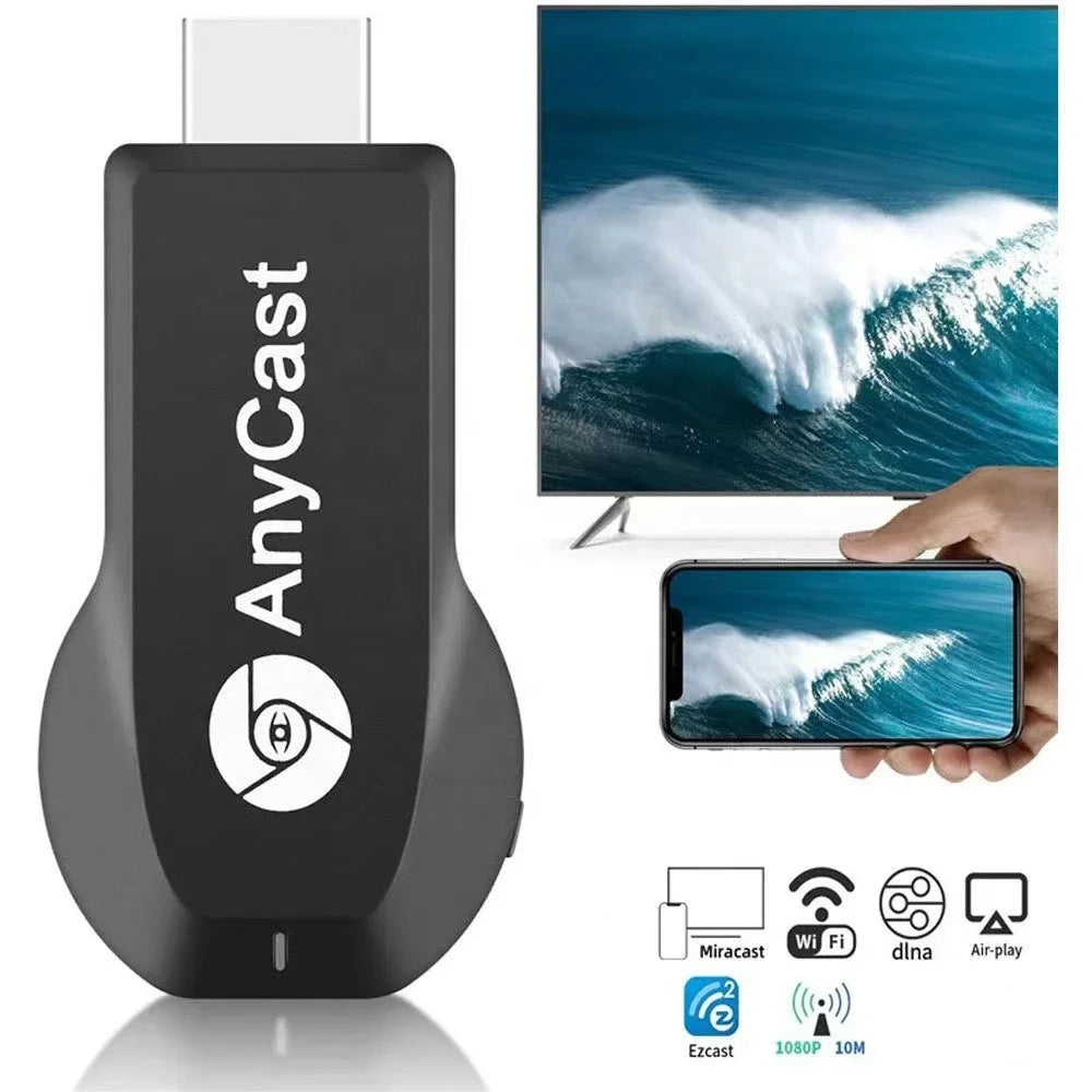 4K 1080P HDMI-compatible TV Stick M2 Plus Wireless WiFi Display TV Dongle Receiver for DLNA Airplay Miracast for AnyCast for IOS