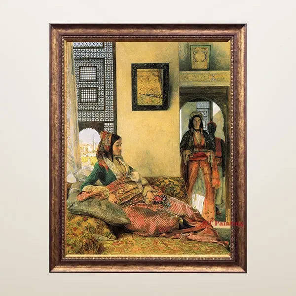 Old Arabs Living Landscape Poster Gustav Bauernfeind Islamic Art Canvas Painting Wall Pictures For Living Room Home Decor