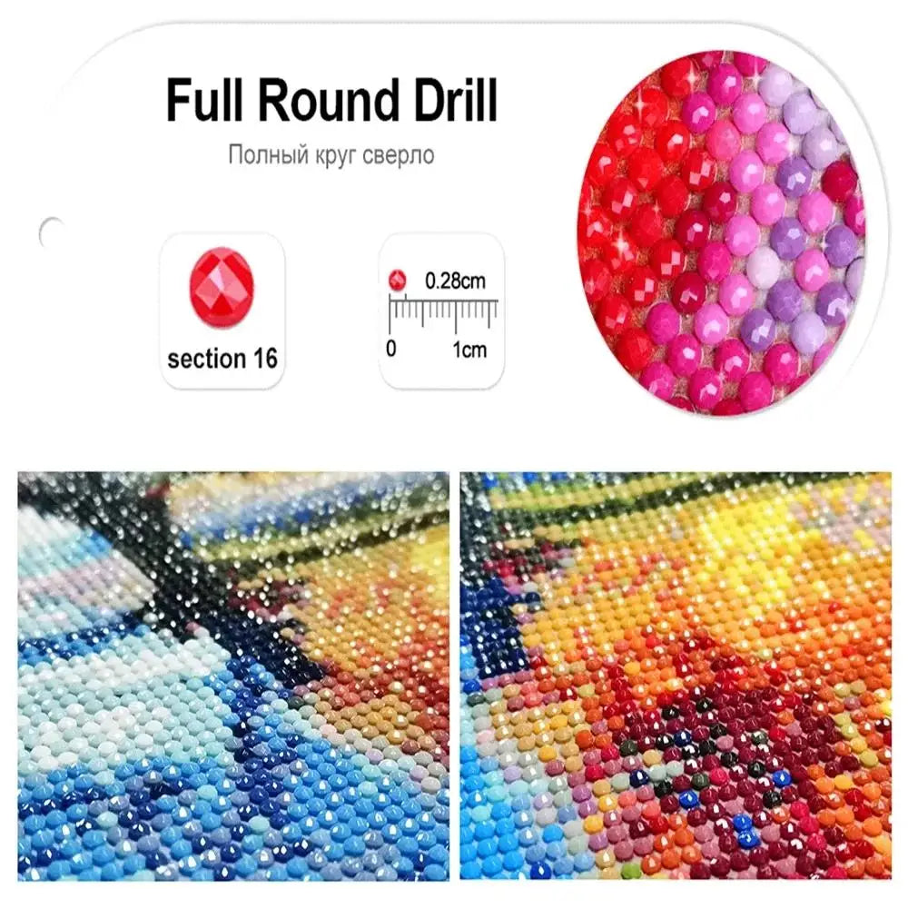 DIY Diamond Art Painting Kit Gerome Artwork Arab Carpet Merchant Classical Arabs Living Landscape Embroidery Mosaic Cross Stitch