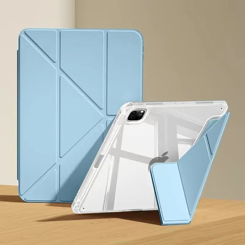 For iPad Air 5 Air 6 A16 11th iPad Pro 11 12.9 13 M5 10th Gen 10.9 10.2 9th 8th 6th 5th 9.7" Mini 7 6 Smart Case with Pen Holder
