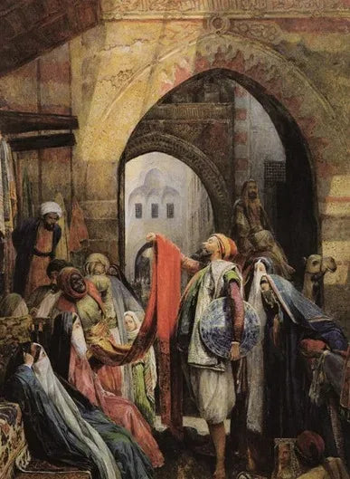 Jean Gerome Classic Artwork Arabic Carpet Merchant Arabs Living Landscape Poster Canvas Painting Wall Art Pictures Home Decor