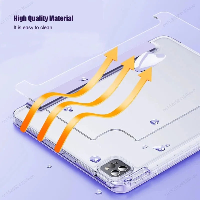 For iPad Air 5 Air 6 A16 11th iPad Pro 11 12.9 13 M5 10th Gen 10.9 10.2 9th 8th 6th 5th 9.7" Mini 7 6 Smart Case with Pen Holder