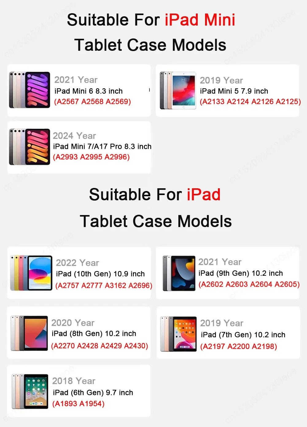 For iPad Air 5 Air 6 A16 11th iPad Pro 11 12.9 13 M5 10th Gen 10.9 10.2 9th 8th 6th 5th 9.7" Mini 7 6 Smart Case with Pen Holder