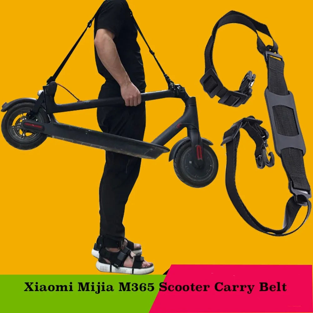 Scooter Shoulder Straps Belt Skateboard Hand Carrying Handle Belt Webbing For M365 Scooter Skateboard Accessories