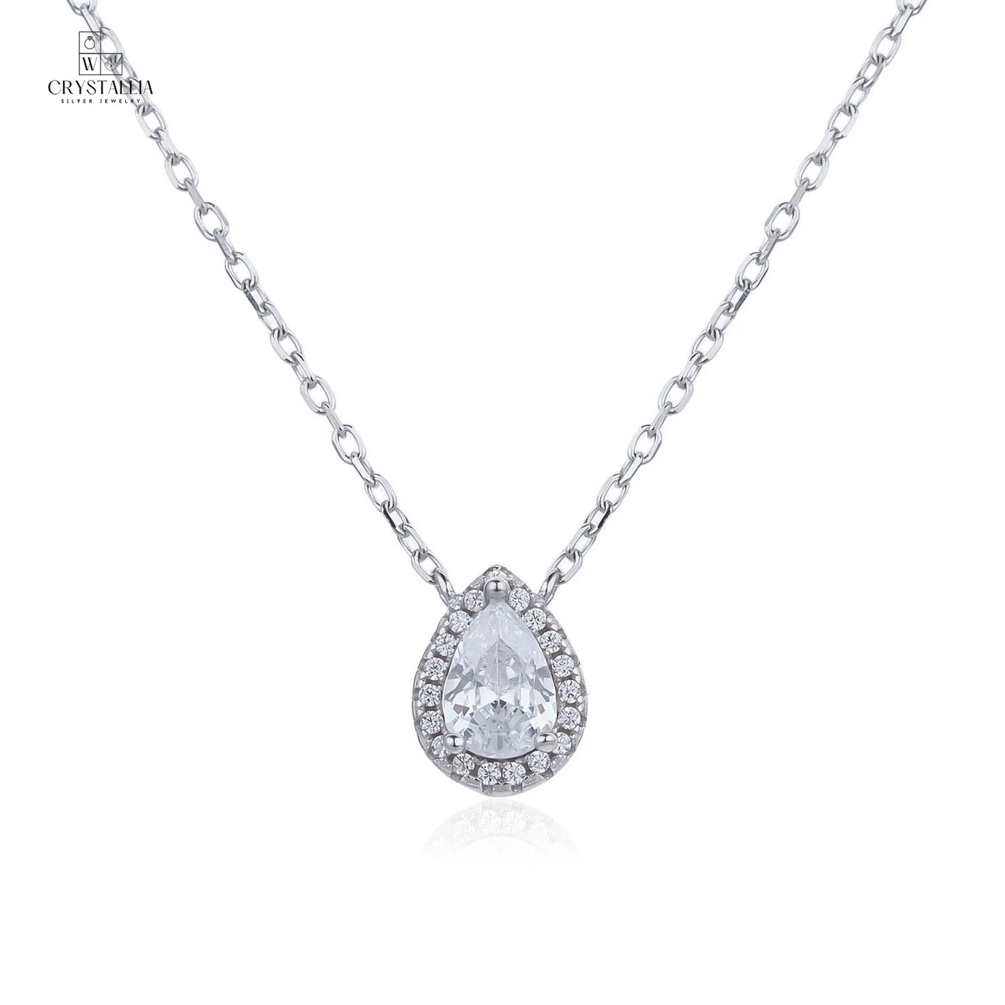 שרשרת ZSI568-1 של קריסטליה, תכשיט יוקרתי עם עיצוב מודרני ואבן ייחודית