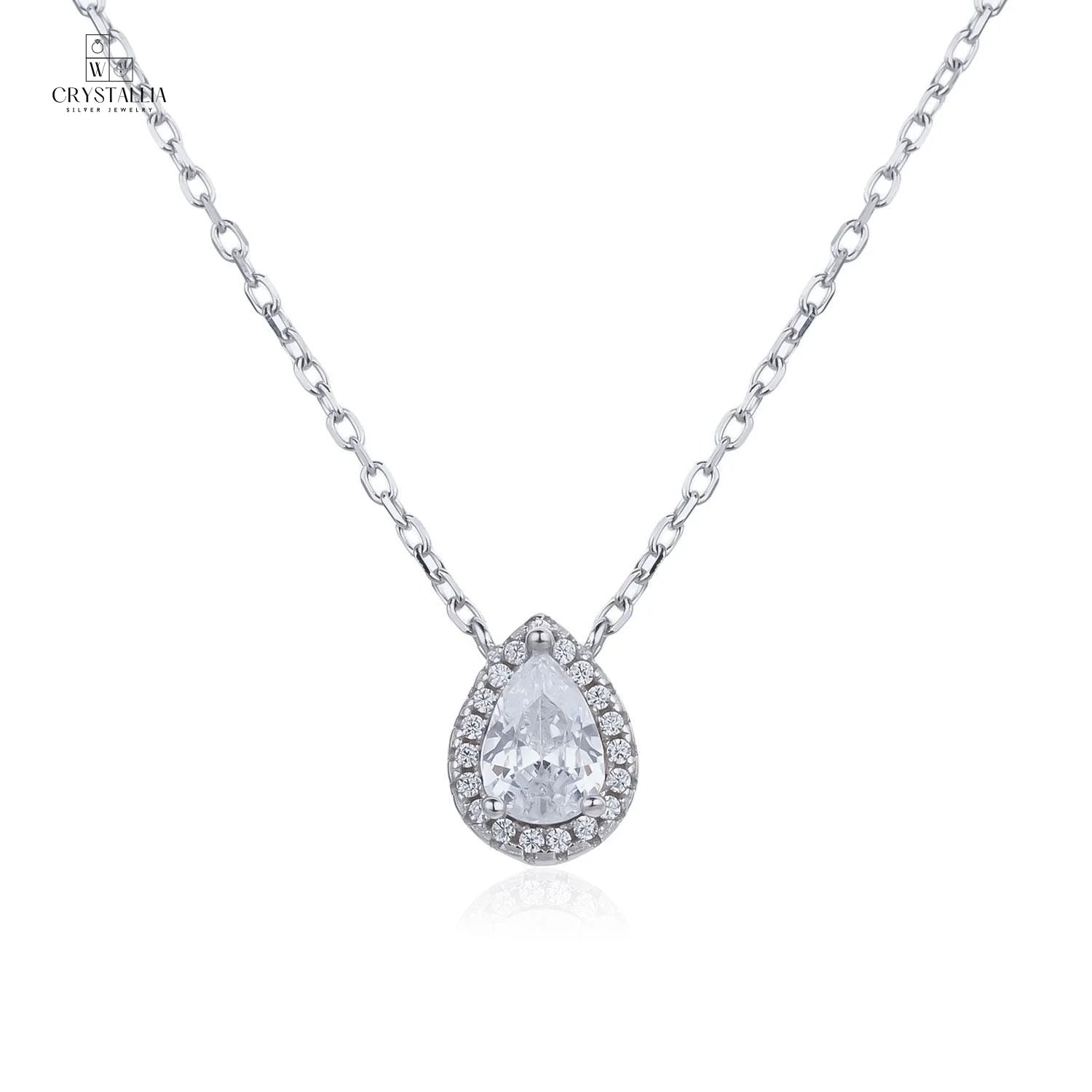 שרשרת ZSI568-1 של קריסטליה, תכשיט יוקרתי עם עיצוב מודרני ואבן ייחודית