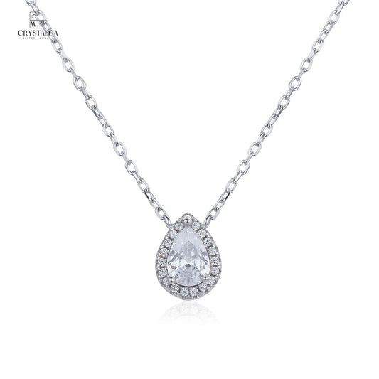 שרשרת ZSI568-1 של קריסטליה, תכשיט יוקרתי עם עיצוב מודרני ואבן ייחודית